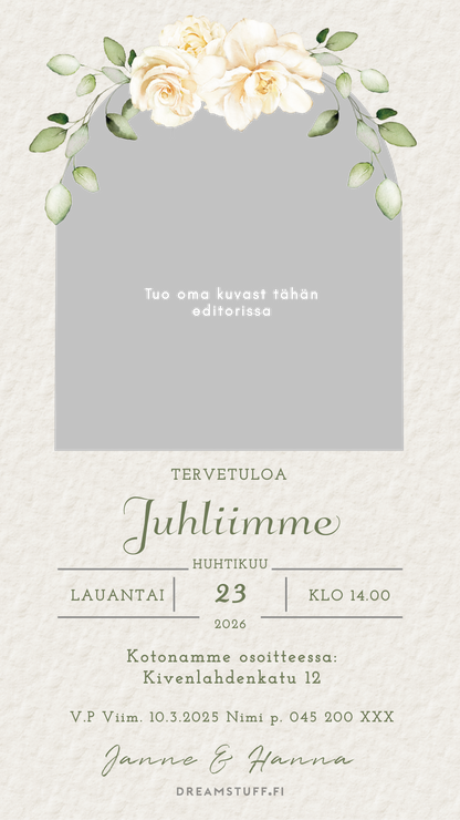 Digital invitations - Baptism / name day