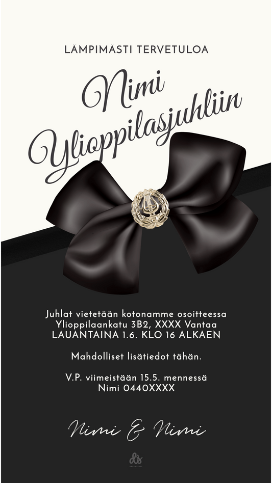 Digital examensinbjudan - Fluga