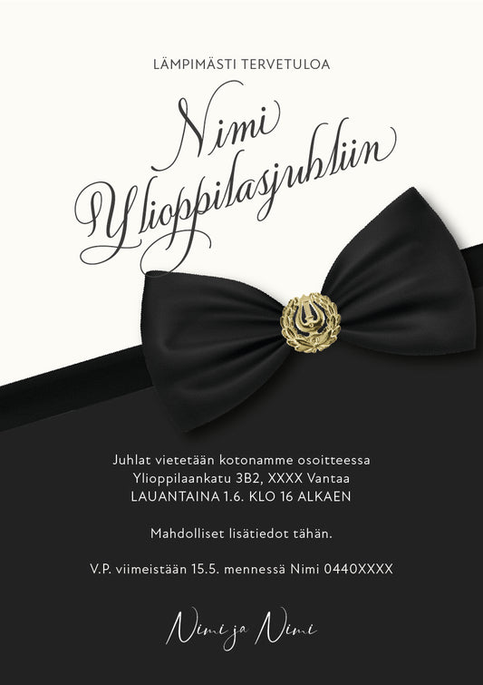 Ylioppilaskutsu Digitaalinen ylioppilaskutsu abi kutsu ylioppilasjuhlaan ylppärikutsu netistä valmiskutsupohja valmiskutsu sähköinen kutsu ylioppilas ylioppilaskutsu malli