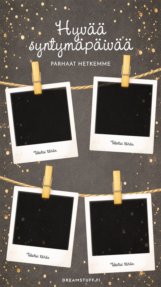 Digitaalinen toivotus - Polaroidit kuvamuistot