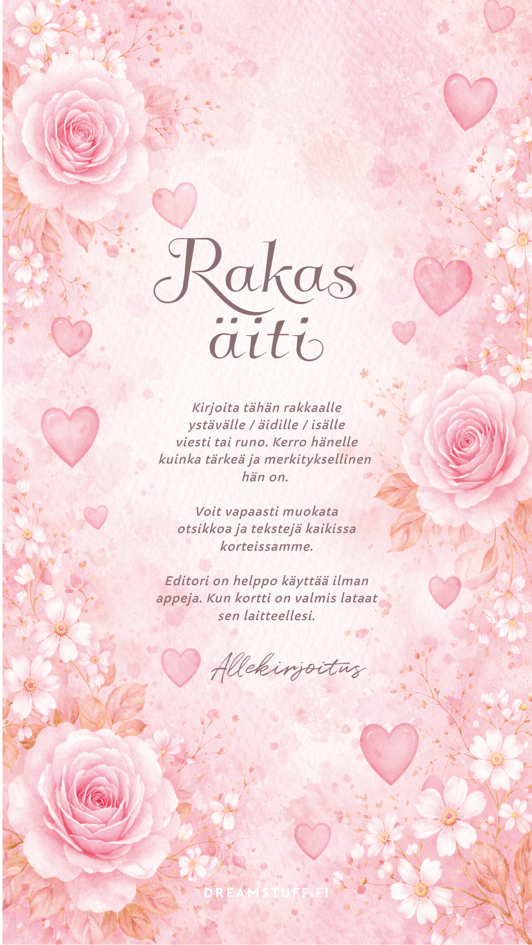 Digitaalinen toivotus - Runo ystävälle