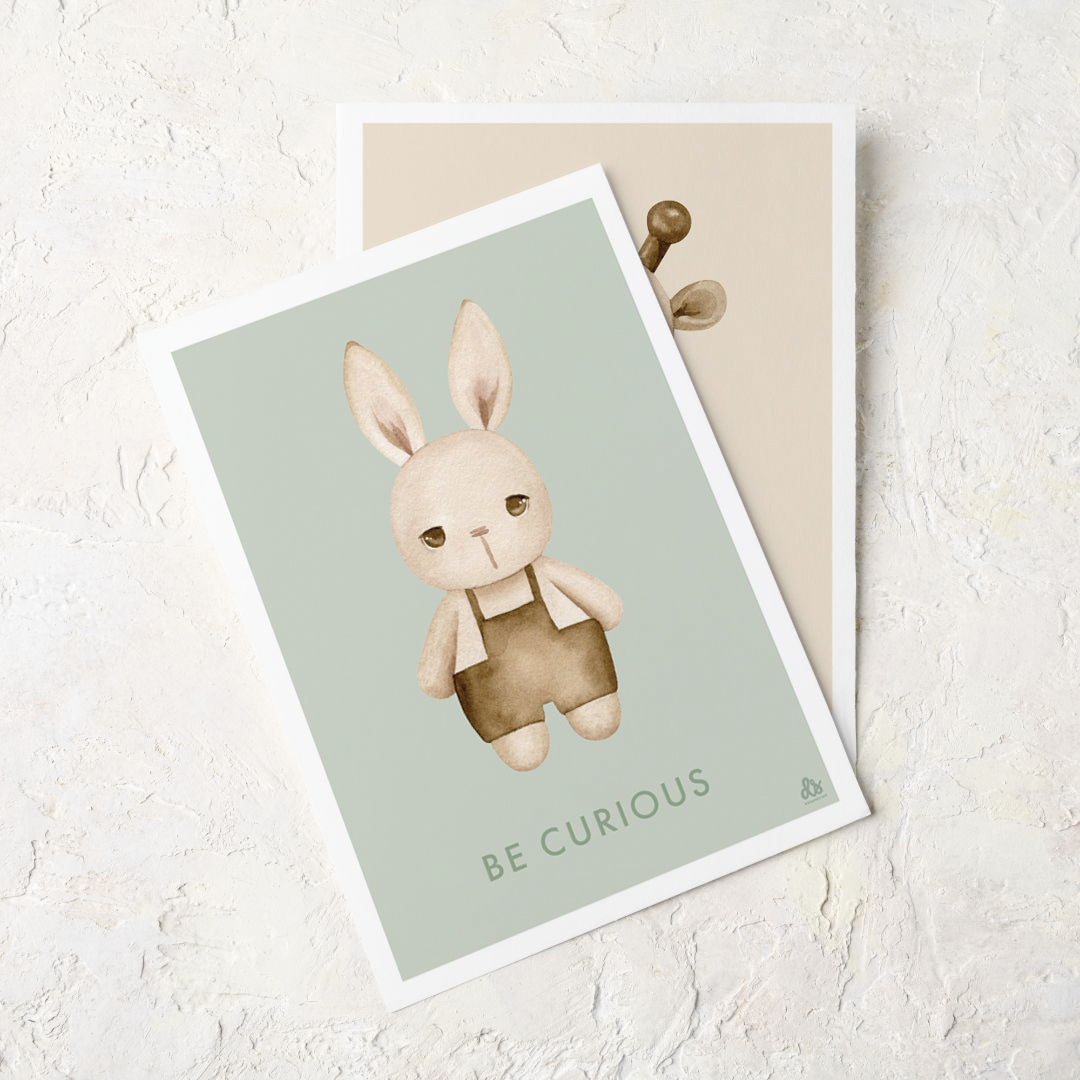 Boho baby animals set - Print it yourself