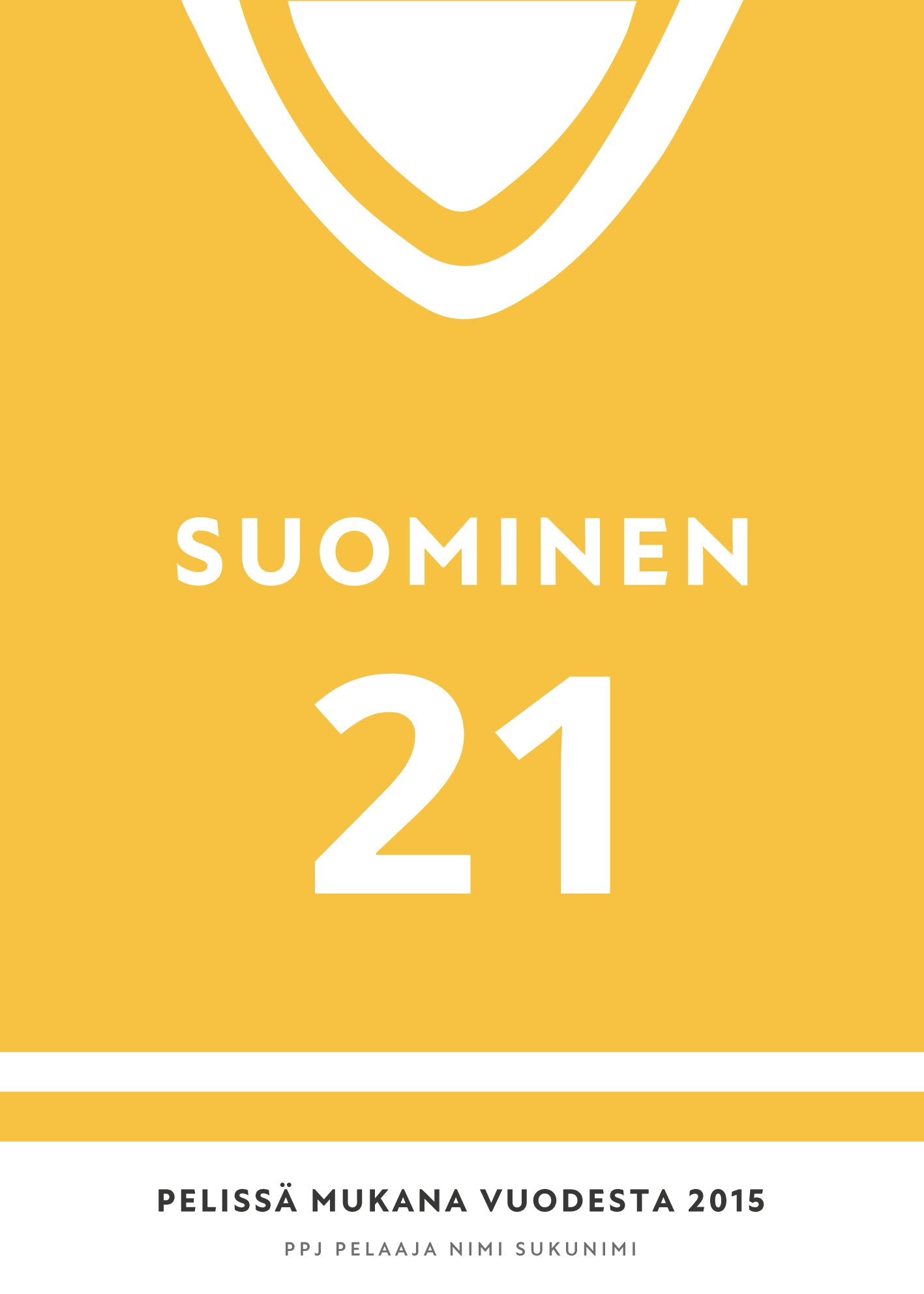 Game jersey - Poster