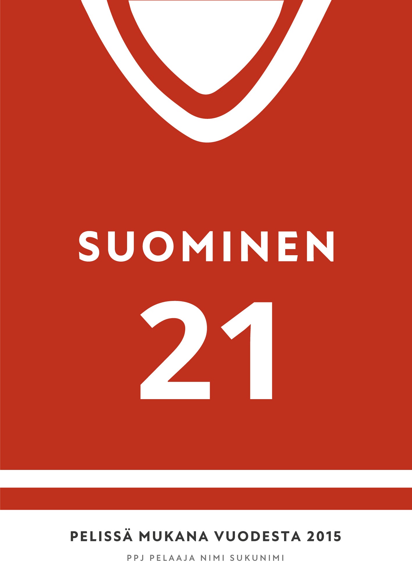 Game jersey - Poster