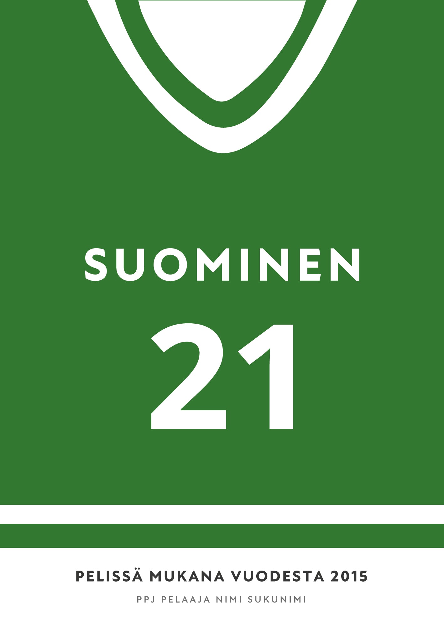 Game jersey - Poster