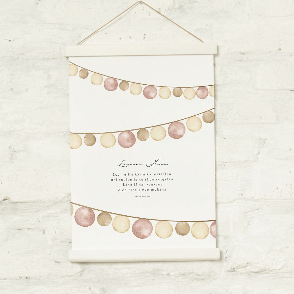 Boho poetry poster - Customizable