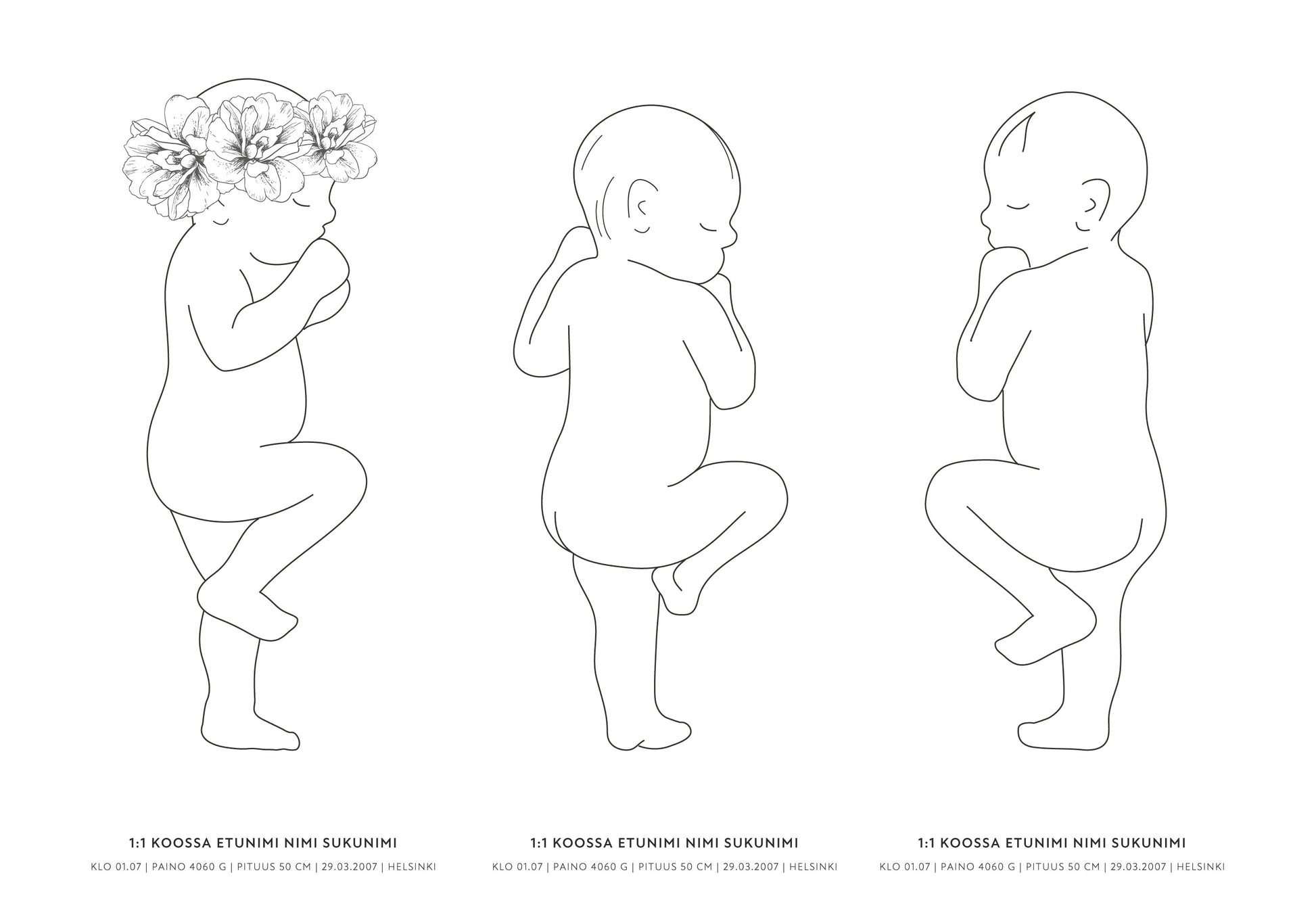 sisarusten syntymäjuliste personoitava syntymäjuliste vauvan syntymäjuliste syntymäjuliste diy nimijuliste birth poster taulu kolmosten syntymäjuliste syntymäjuliste kolmelle 1:1 syntymäjuliste triplette syntymäjuliste