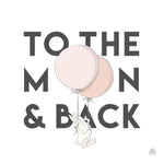 Lataa kuva Galleria-katseluun, To The Moon &amp; Back-juliste
